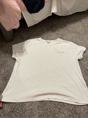 H&M white tee